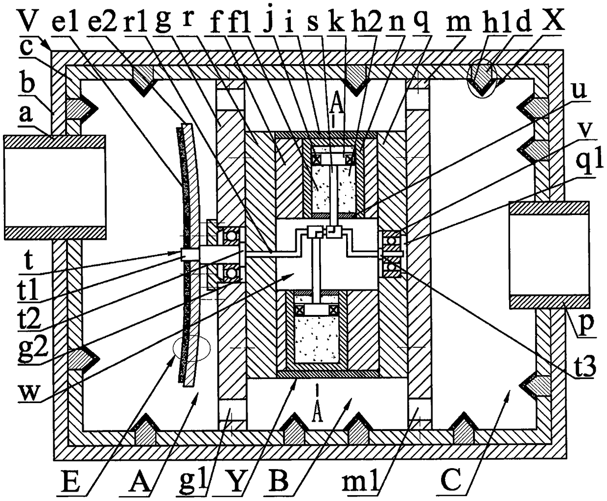 Noise piezoelectric power generation self-powered magneto-rheological muffler used for motorbikes