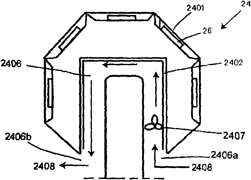 Novel large-power LED candle-type lamp