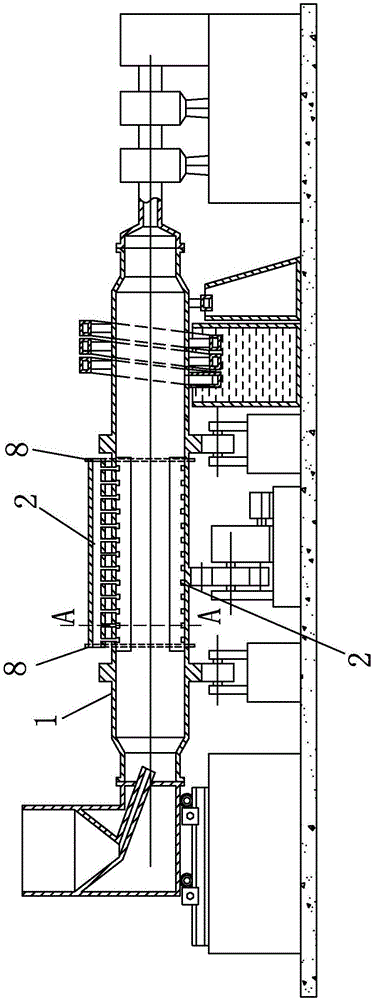 Rotary activating furnace