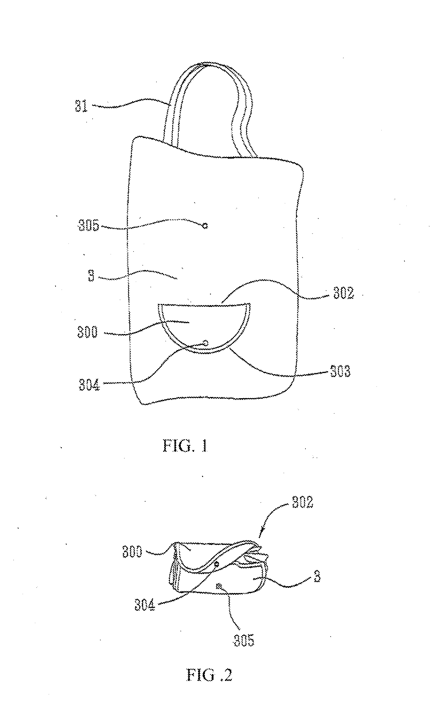 Cover-type containing structure for flexible enclosures