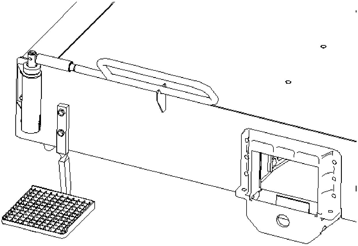 Handrail device used for vehicle and using method thereof