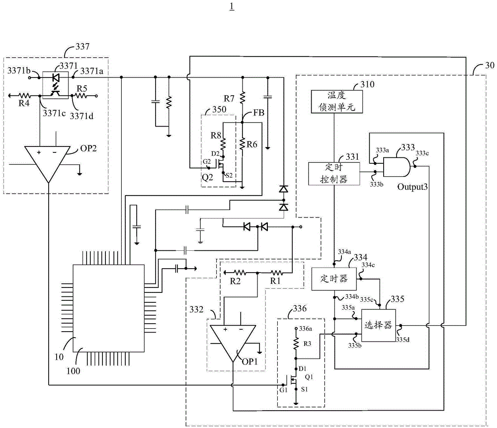 Thin film transistor gate voltage supply circuit