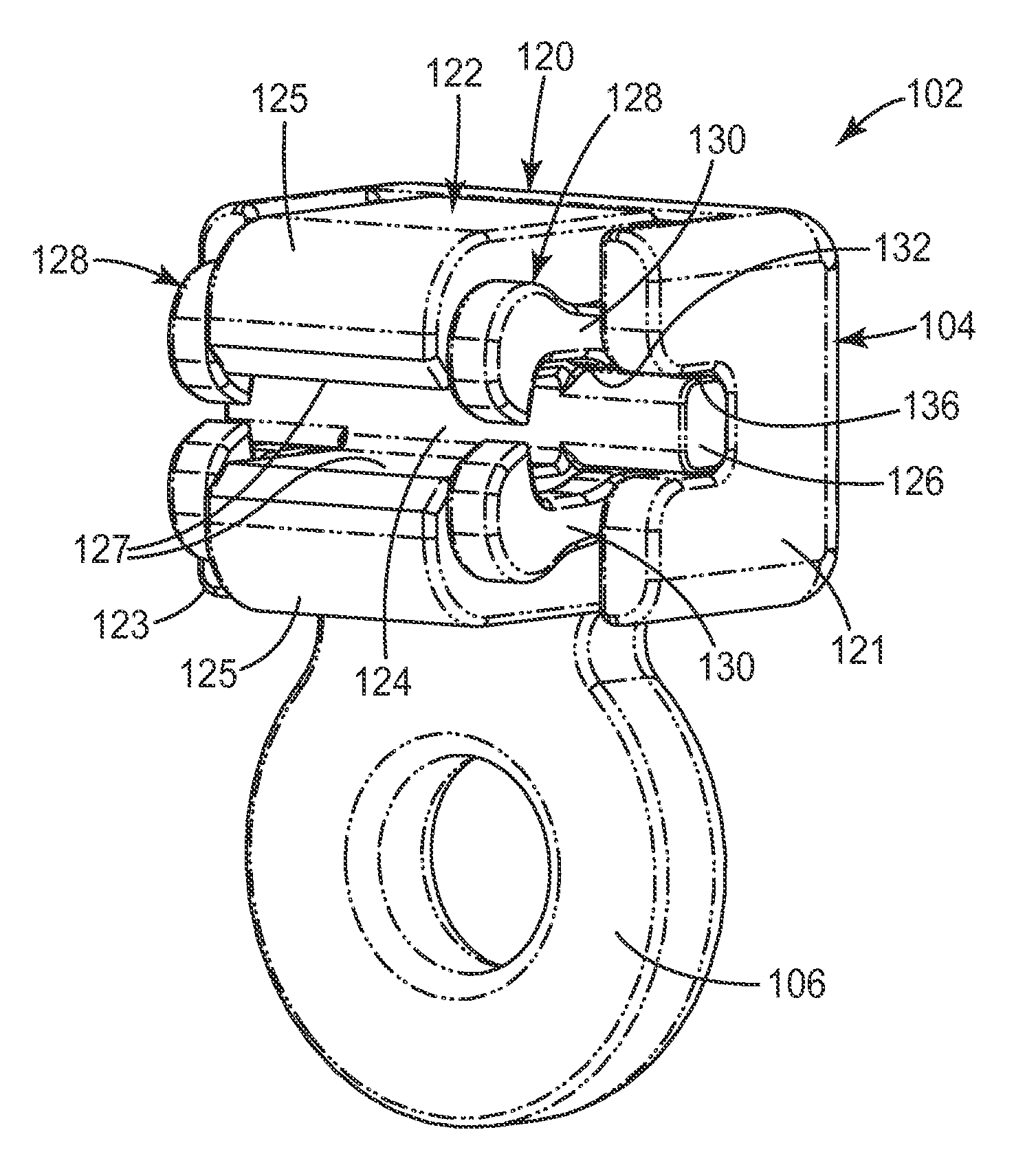 Orthodontic connector providing controlled engagement with an orthodontic wire