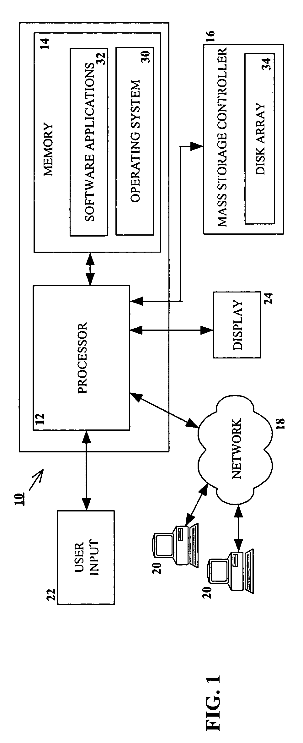 Method and system for improved buffer utilization for disk array parity updates