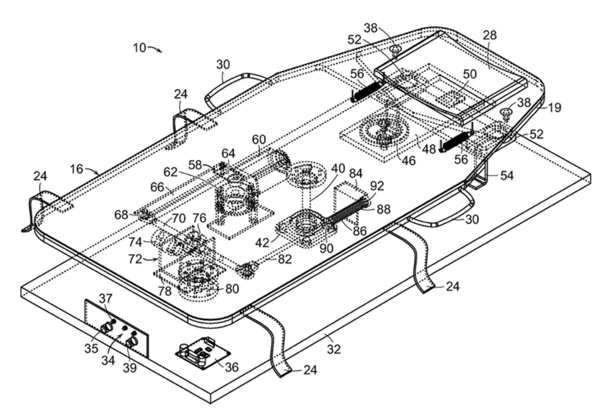 Infant calming/sleep-aid and sids prevention device with drive system