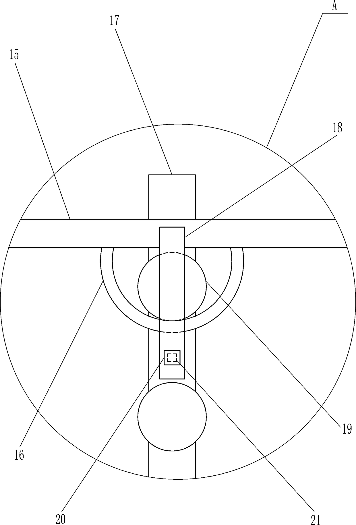 Fixing frame for illuminating lamp in construction site