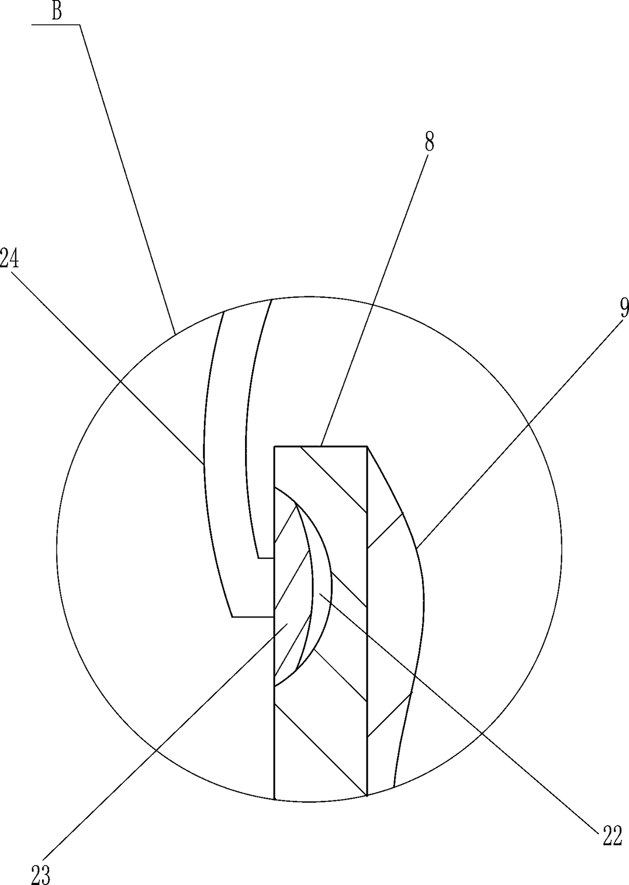 Fixing frame for illuminating lamp in construction site