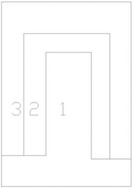 Implementing method of three-layer three-position injection molding for thick-wall part