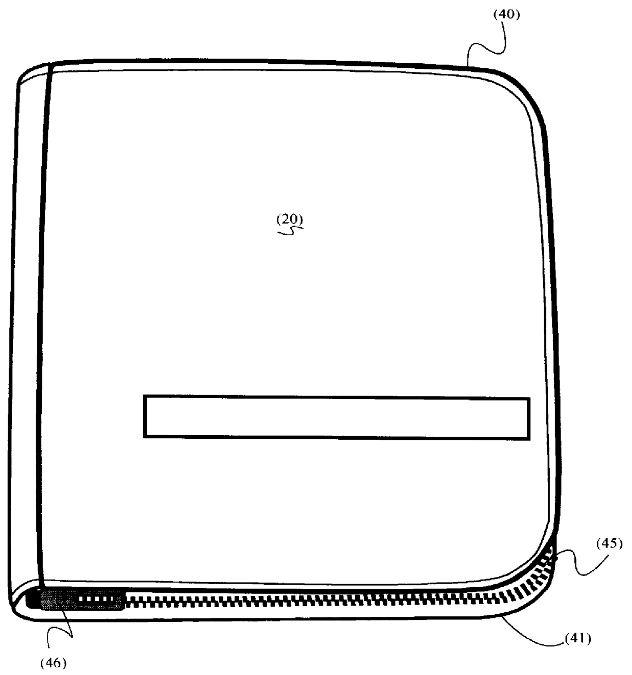 Computer cord storage and dispensing organizer and system