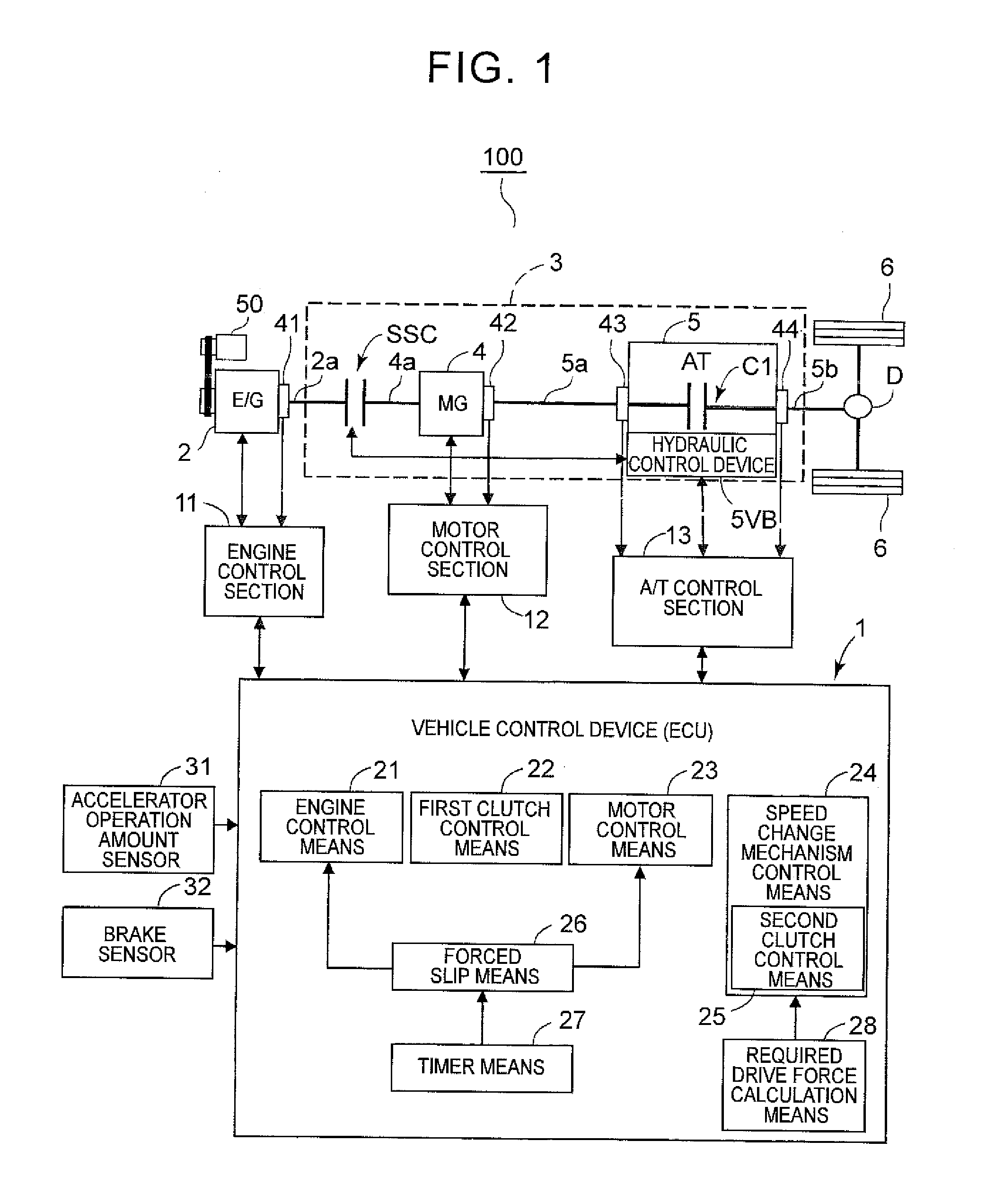 Control device for hybrid vehicle