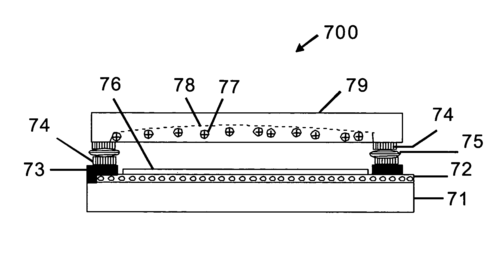 Metal seal packaging for organic light emitting diode device