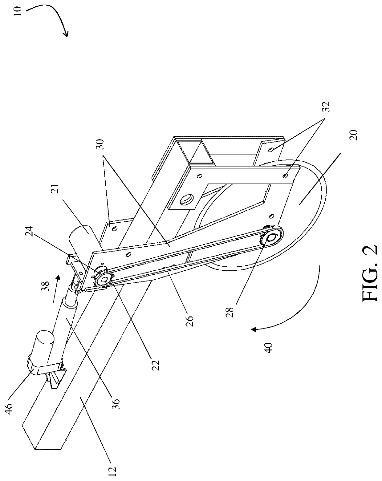 Modular device for cutting cover crop residue