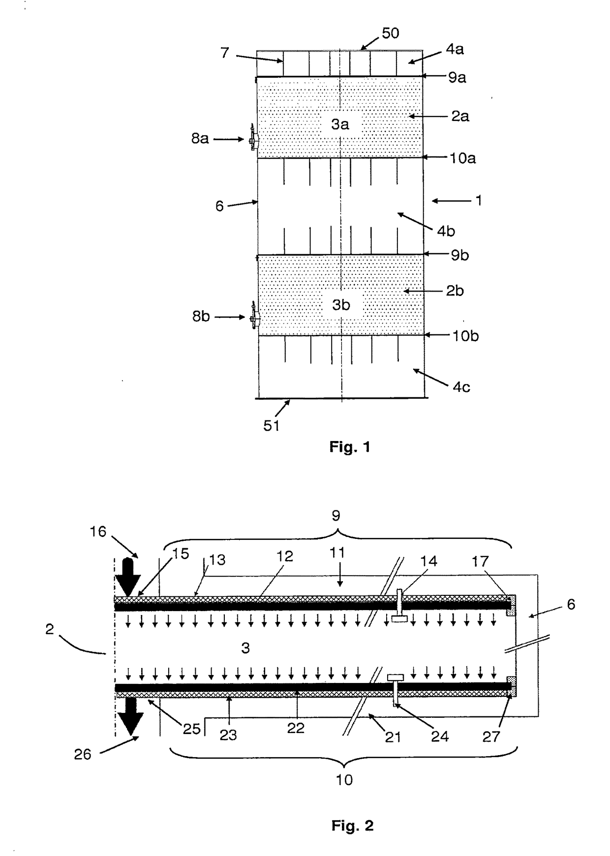 Fluid distribution unit for a chromatography column