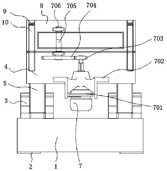 Clamping equipment with anti-skid grain engraving for pincers machining