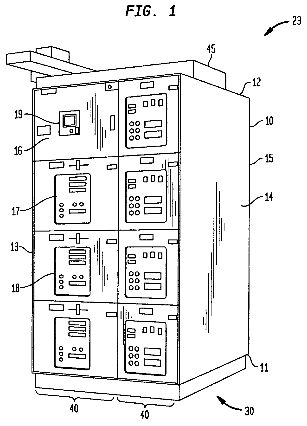 Mounting base with arc plenum