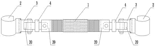 A shelf support column