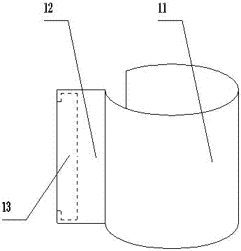 A shelf support column