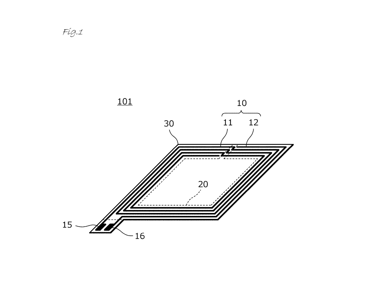 Antenna device and electronic apparatus