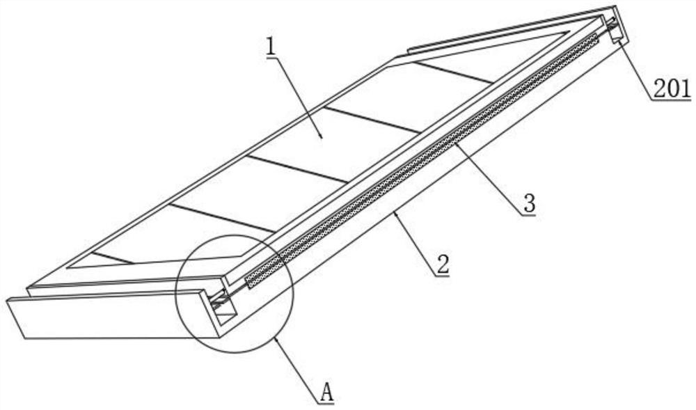 Film-coated solar photovoltaic panel suitable for sand and dust region