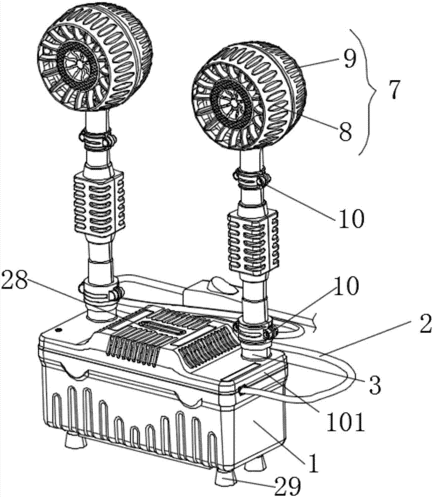 Particle-conductive air negative ion generator