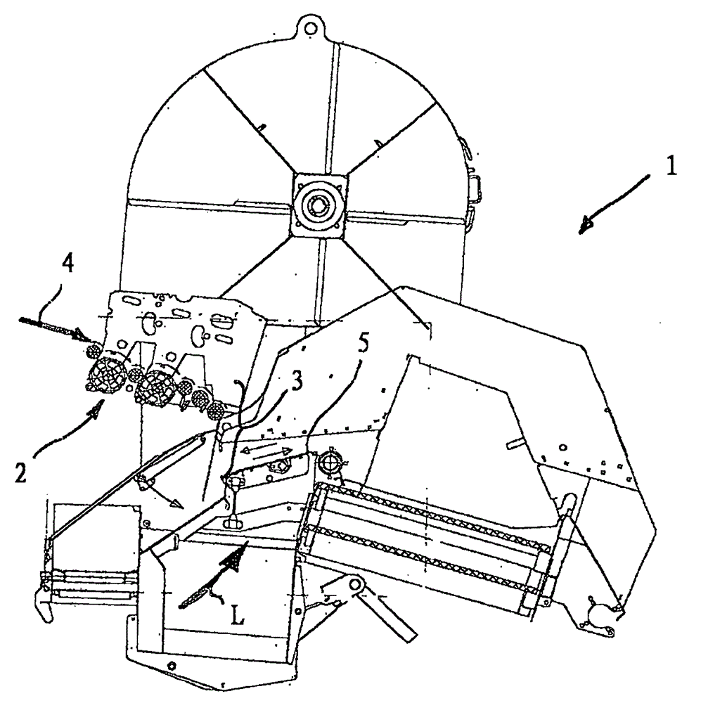 Separator device for a potato harvester