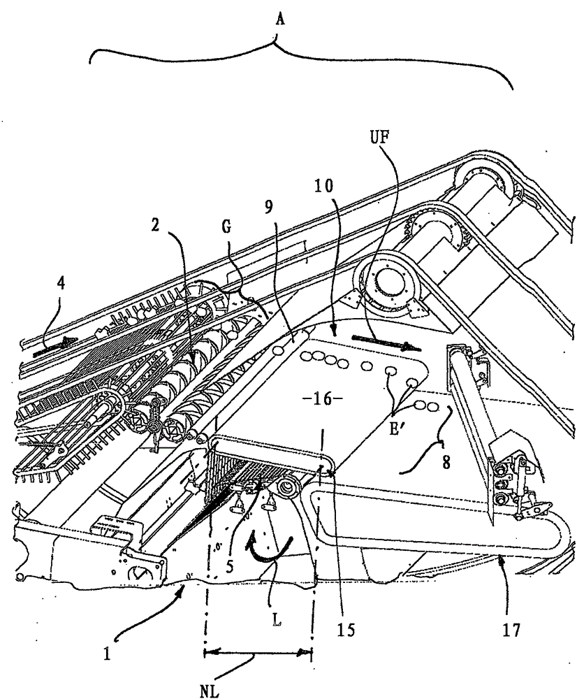 Separator device for a potato harvester