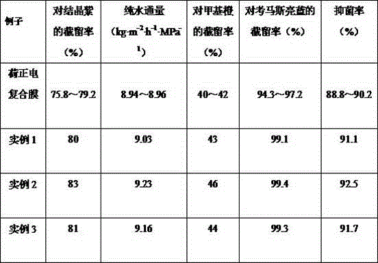 Preparation method of anti-clogging bacteriostatic charged nanofiltration membrane