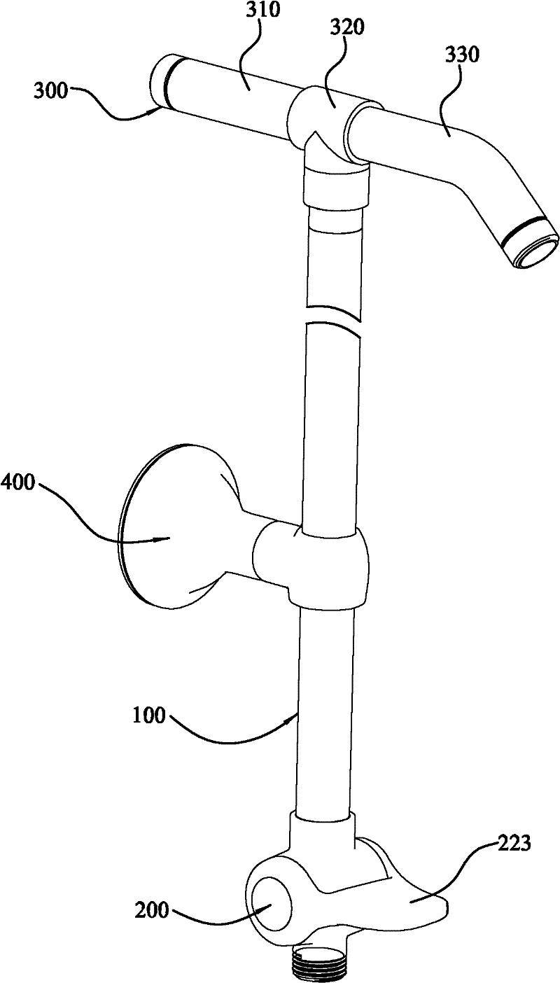 Water outlet mechanism capable of controlling up-down swing