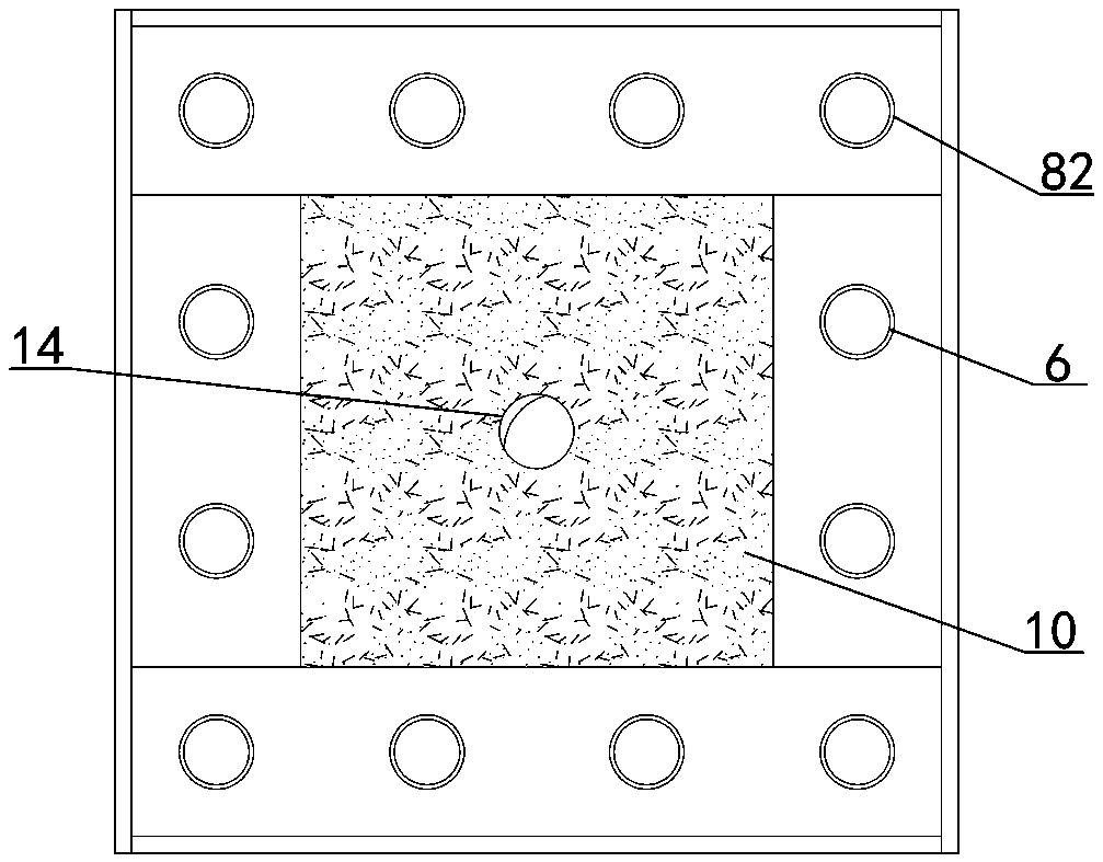 A prefabricated concrete column foot node with outsourcing steel plate and its construction method