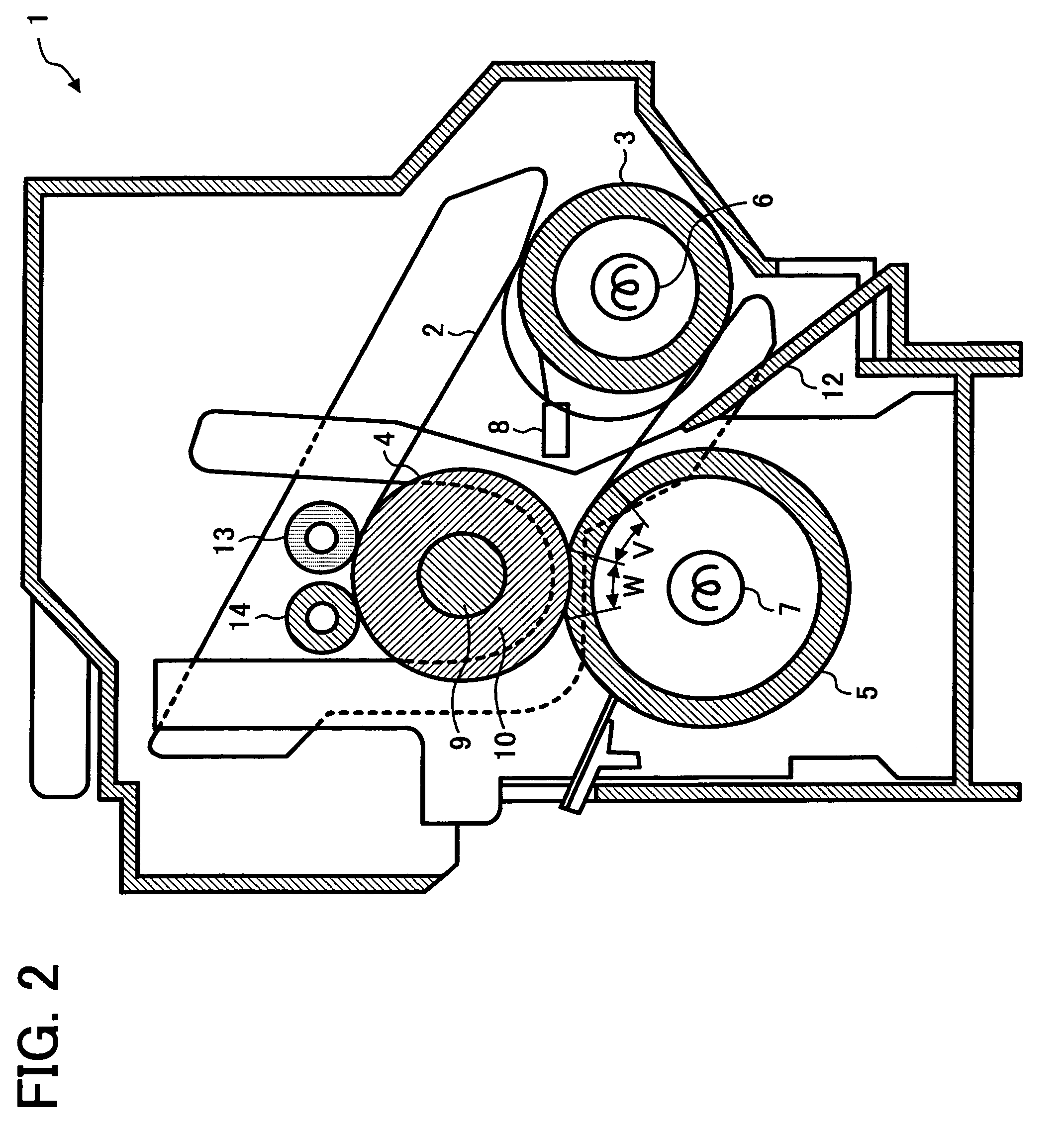 Image forming apparatus and fixing apparatus for fixing toner image by using belt