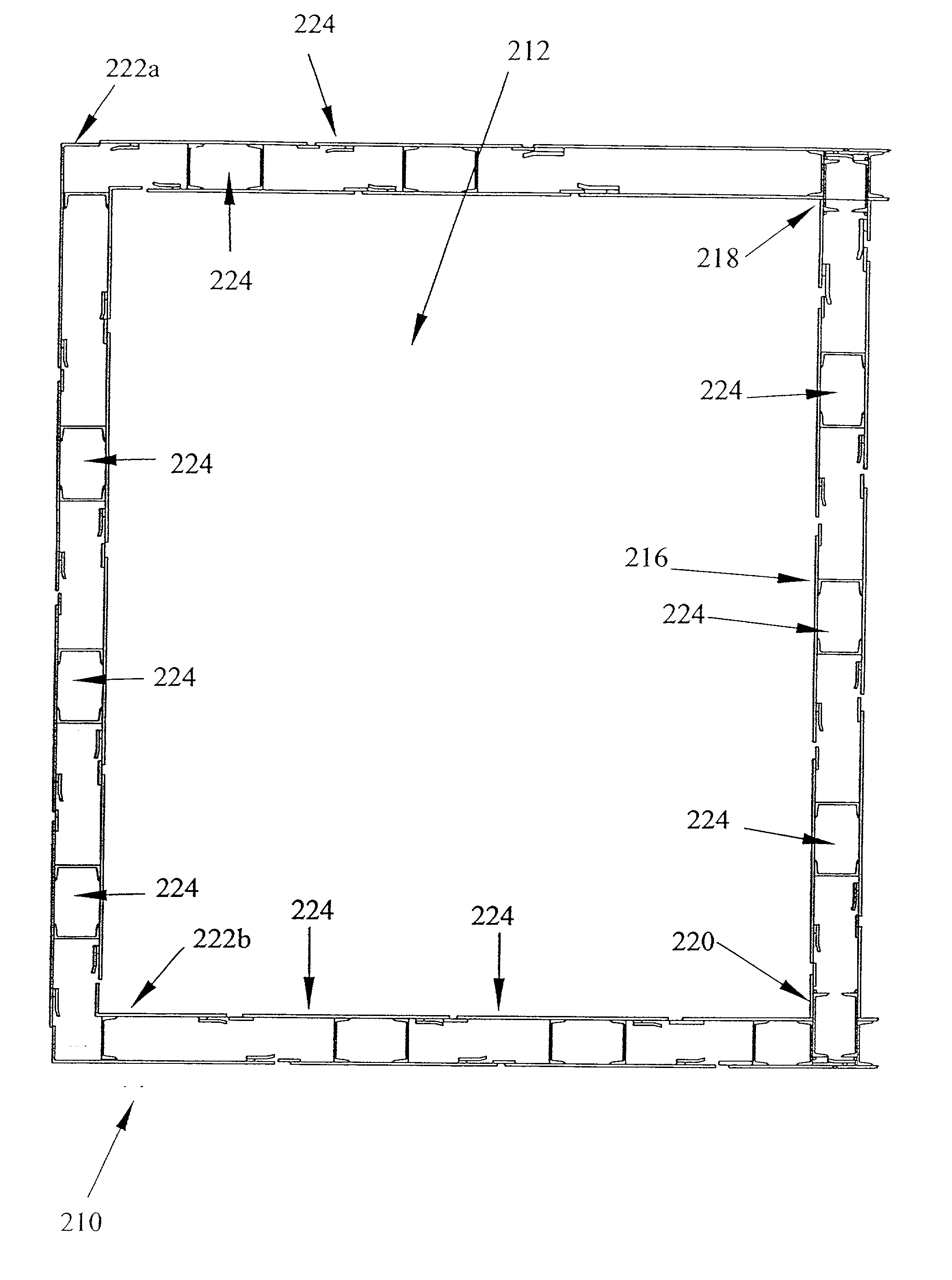 Structures incorporating interlocking wall modules