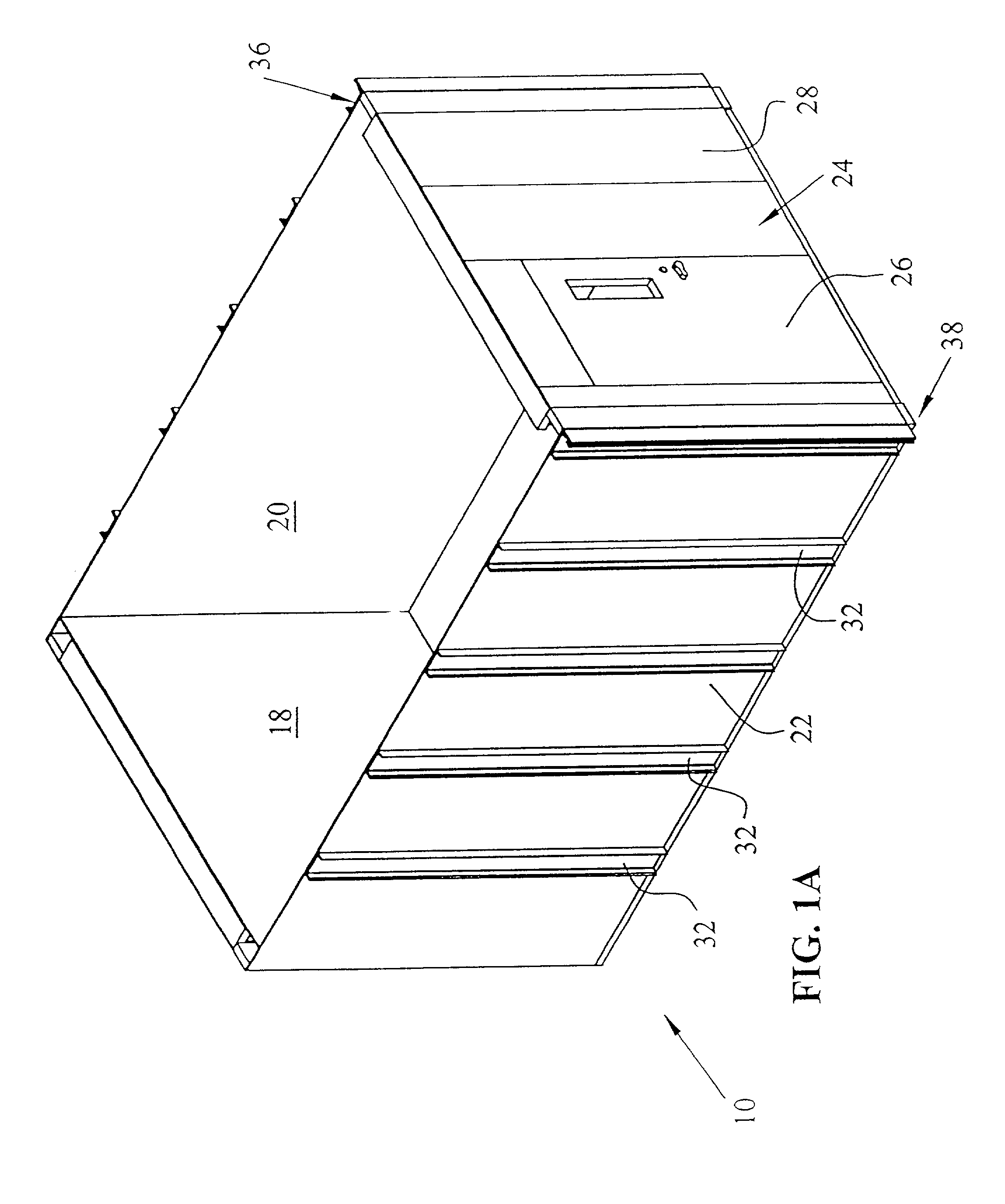 Structures incorporating interlocking wall modules