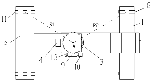 Waist force swing drive walking device