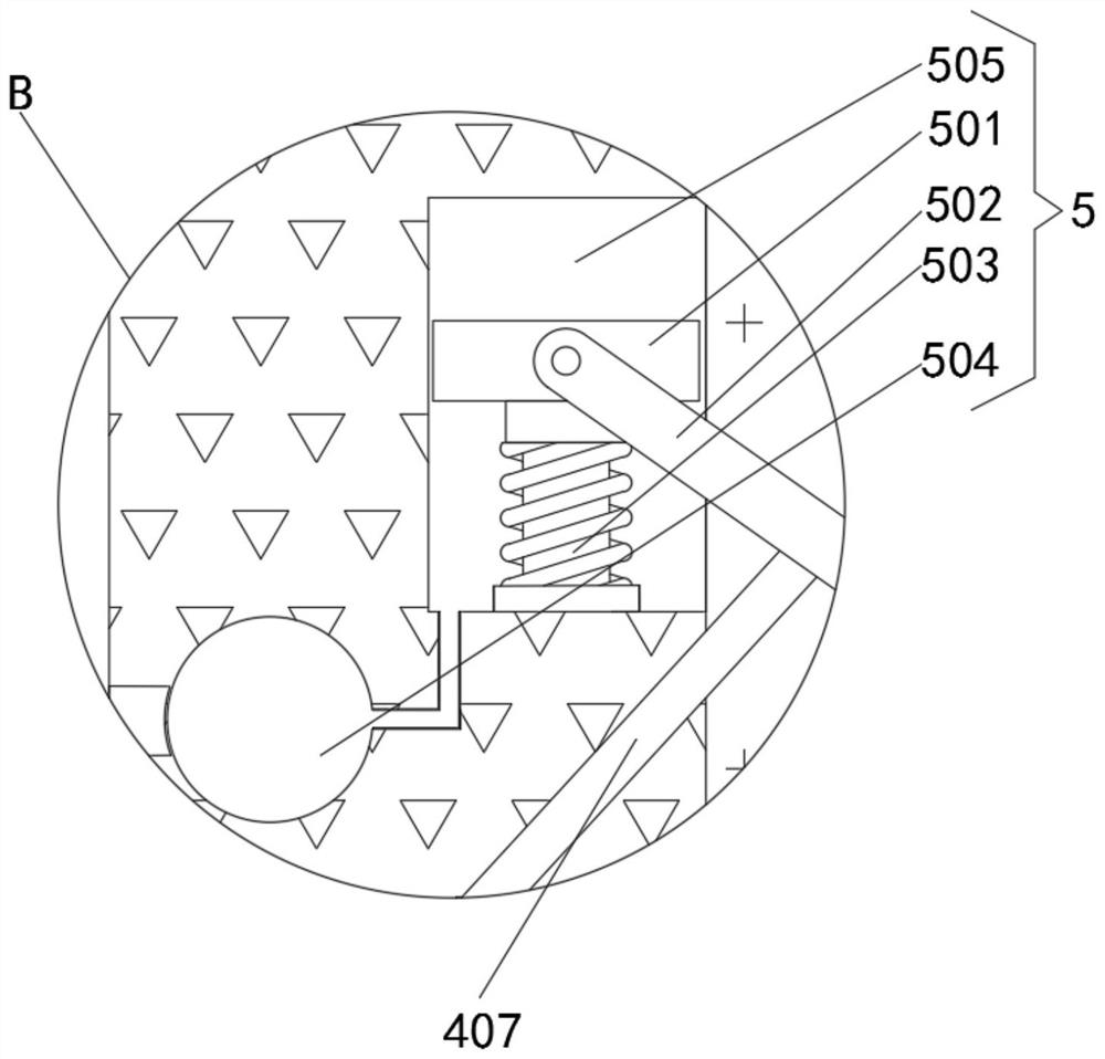 Lily preprocessing and taking device in edible lily petal taking process