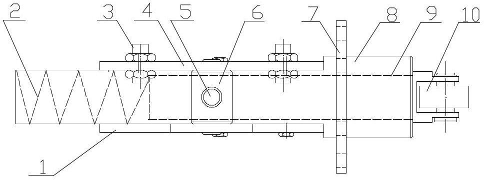 Axial side gap enlargement device for blade of disc shear