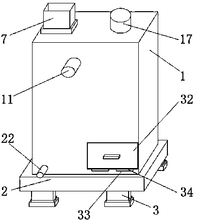 Fish farming pond garbage cleaning device