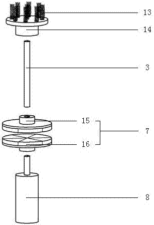 An automatic scrubbing device for dissolved oxygen sensor