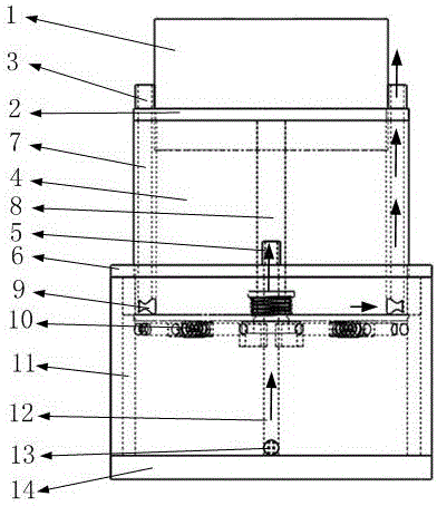 Small-displacement energy recovering cylinder