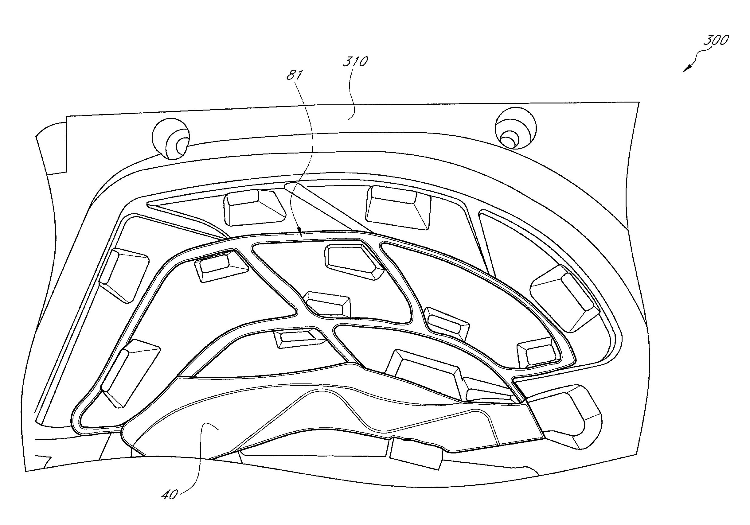 Bicycle helmet with reinforcement structure