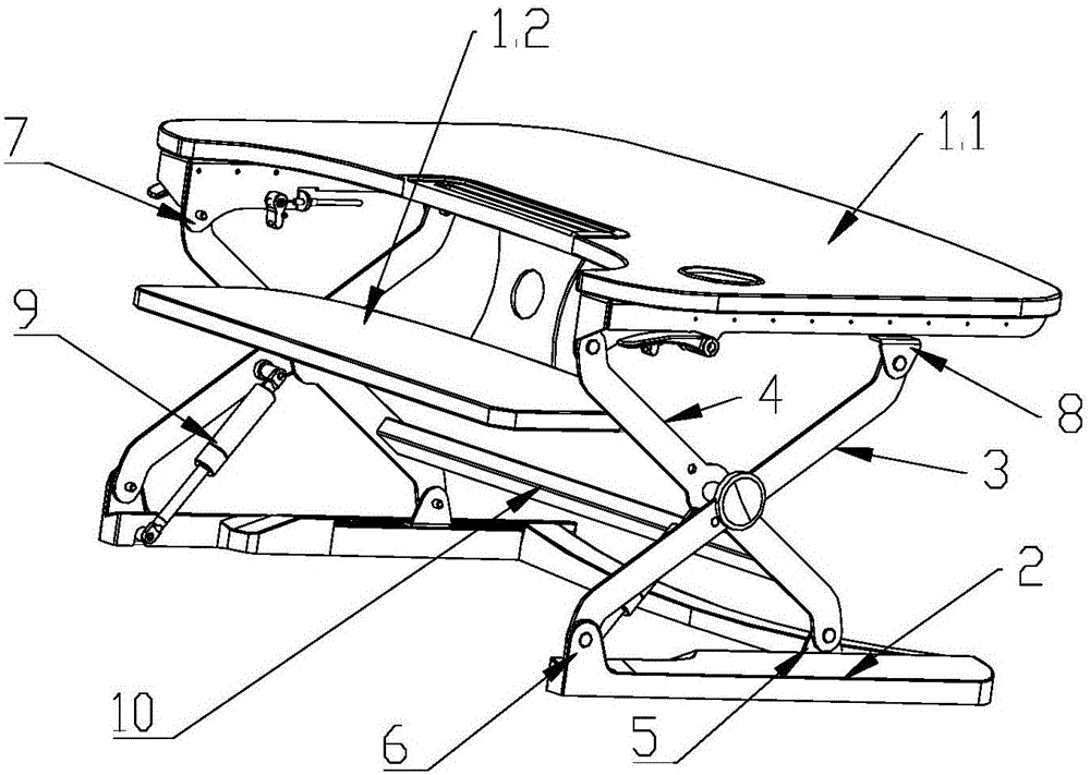 Lifting workbench