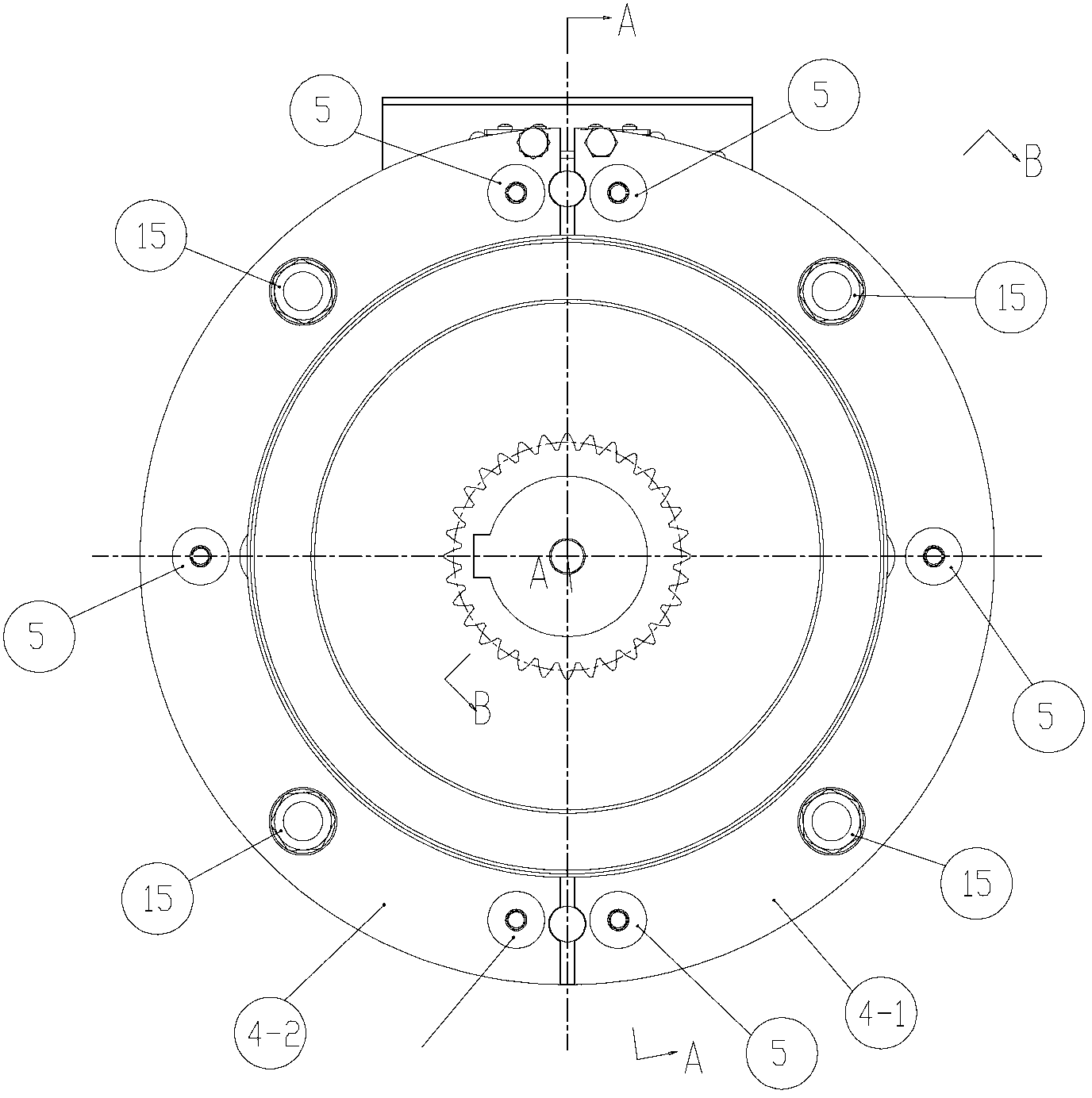 Braking method of tractor and low-noise brake