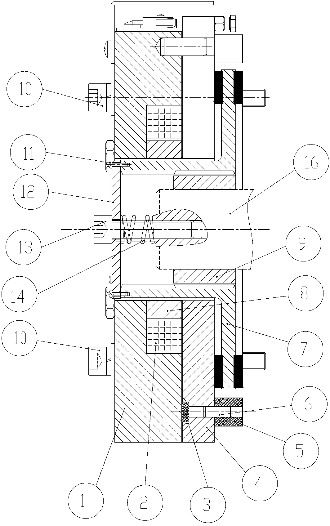 Braking method of tractor and low-noise brake