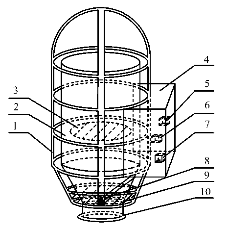 Photosensitive switch infusion bottle automatic alarming device