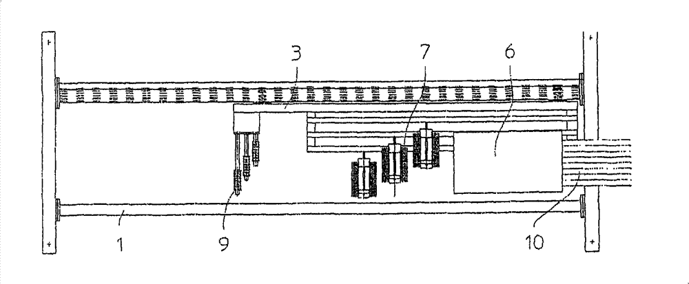 Method and device for creating a unidirectional fibre layer, method for manufacturing a multi-axial layed fabric and a multi-axial machine as well as a method for manufacturing a woven cloth and weave