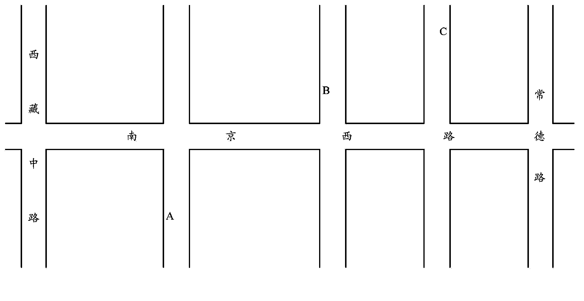 Navigation method and device capable of accurately searching points of interest around navigation path