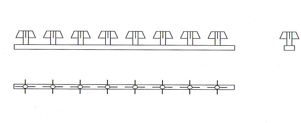 Stepping type automatic cleaning device of plastic bowls