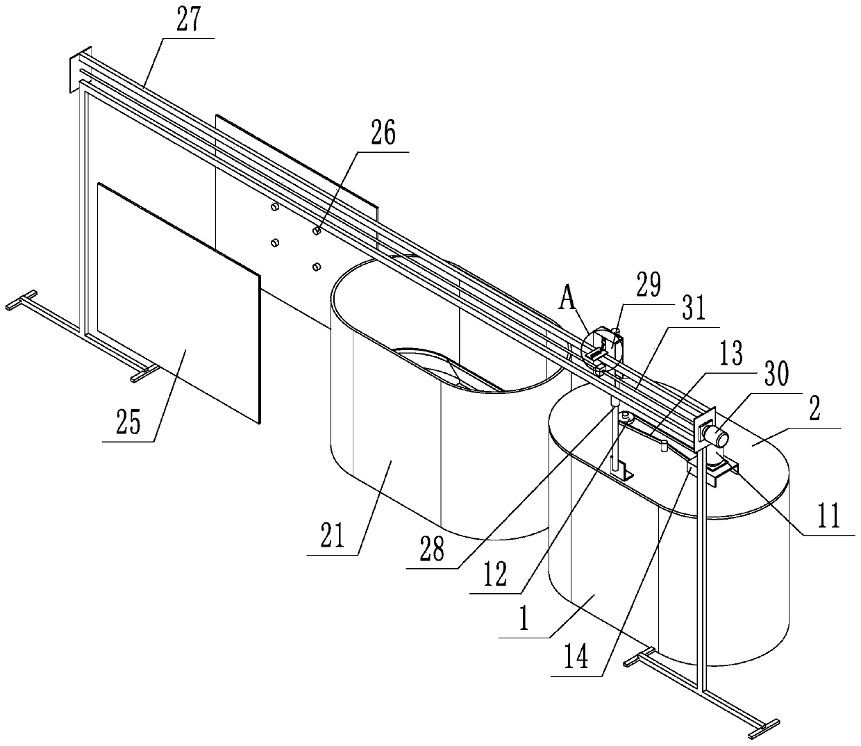 Glass ware cleaning system for microbiological detection