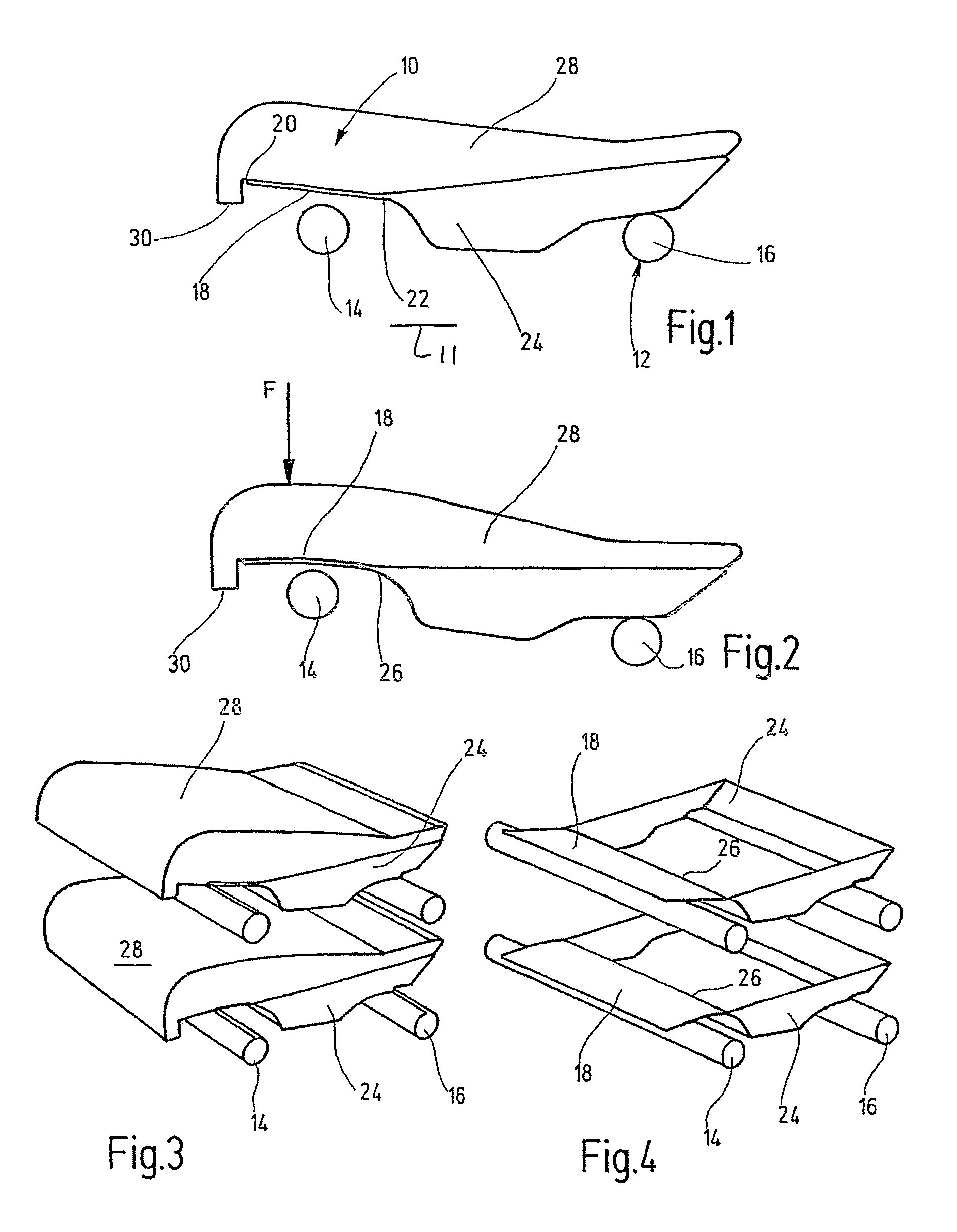 Seat, especially an airplane or vehicle seat