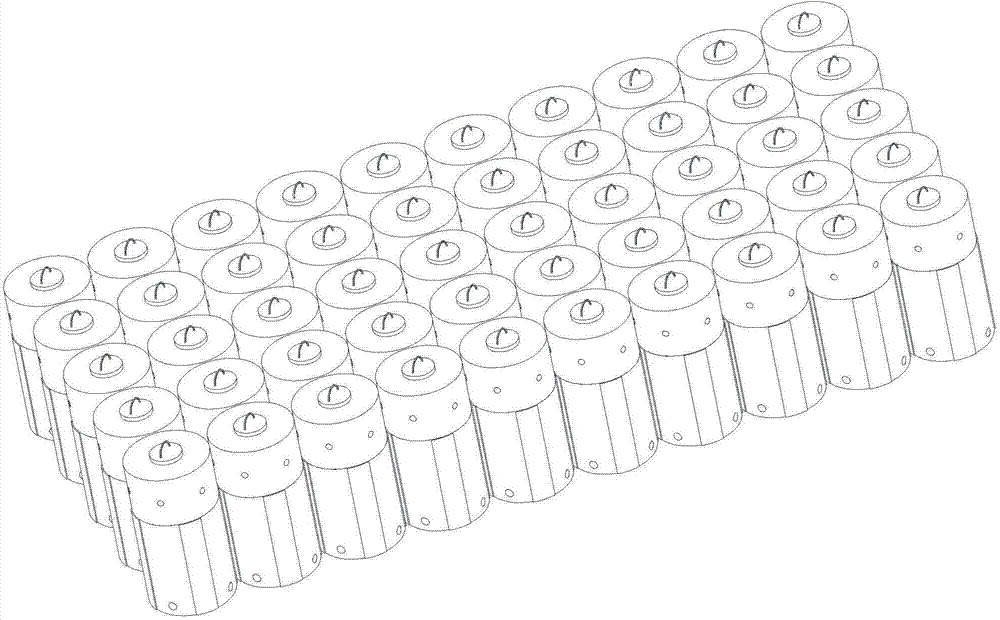 Lined-up moxibustion cup