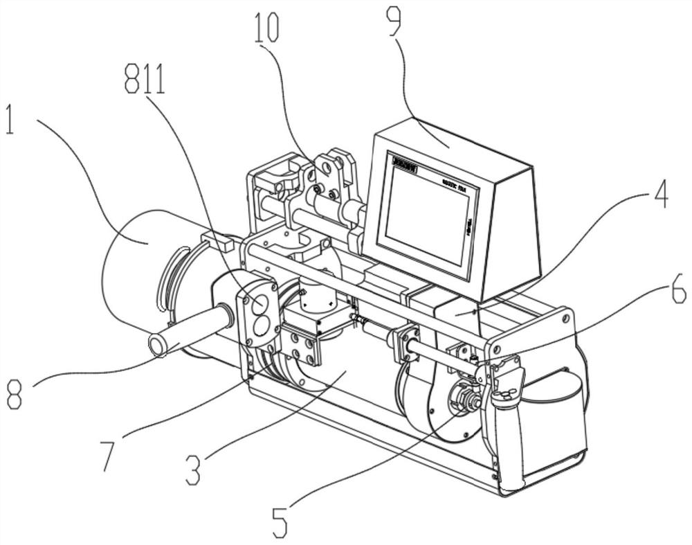 Screwing type press-fitting machine